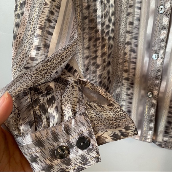 Vintage Animal Print Blouse - Picture 5 of 8